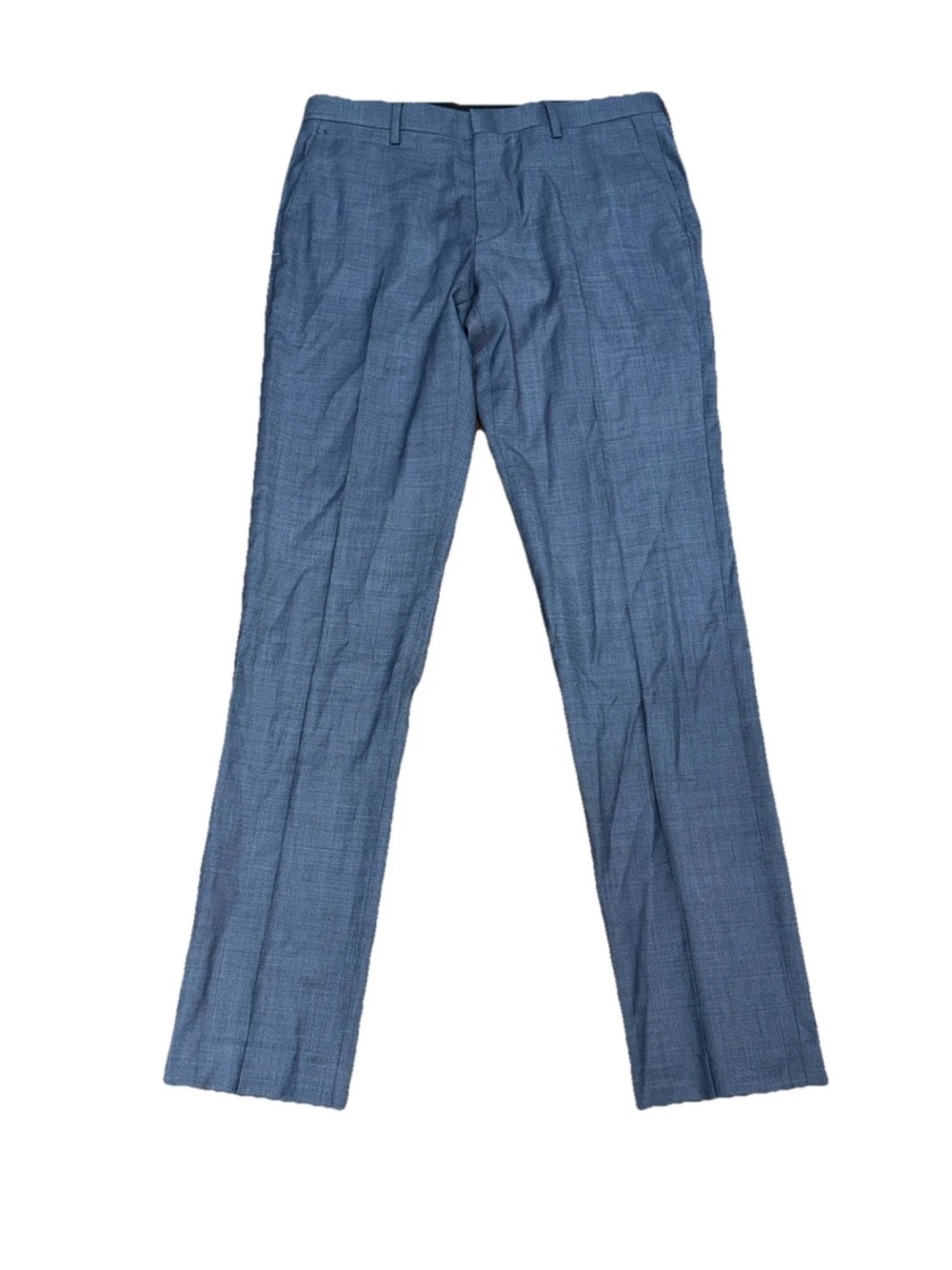 NWT J CREW LUDLOW BLUE SHARKSKIN SLIM FIT DRESS PANTS SZ 32X34